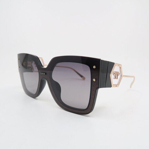 PHILIPP PLEIN Plein Rose Venus SPP041 Col. 0Z42 Black Oversized New Sunglasses. main image 4